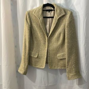 Jones New York Collection Cream Blazer Size 10